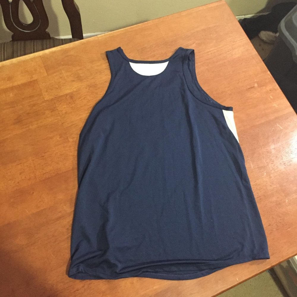 Teamwork Navy Blue Tank Top - Picture 2 of 9